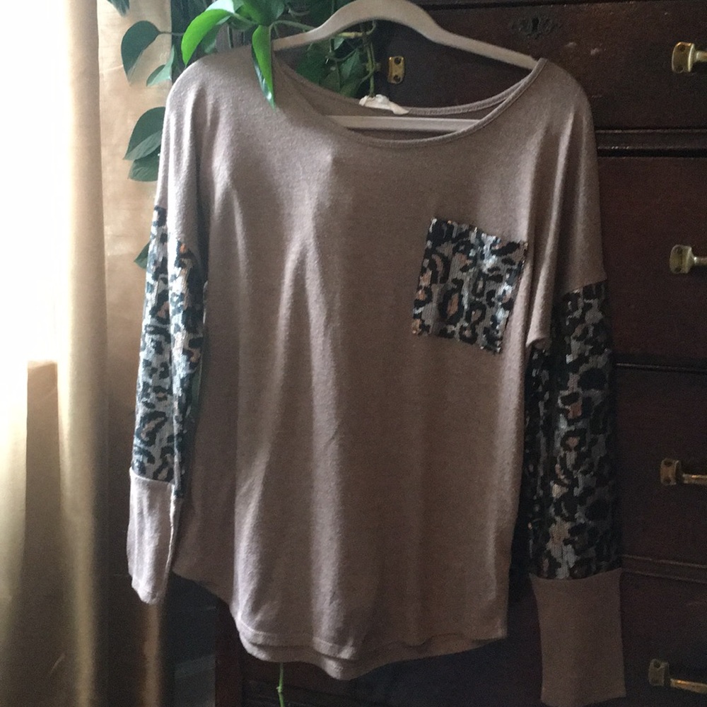Entro sequin top SZ M